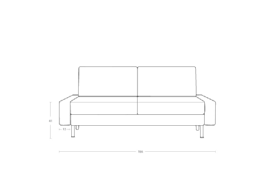 Dimensoes do produto sofa cama b2